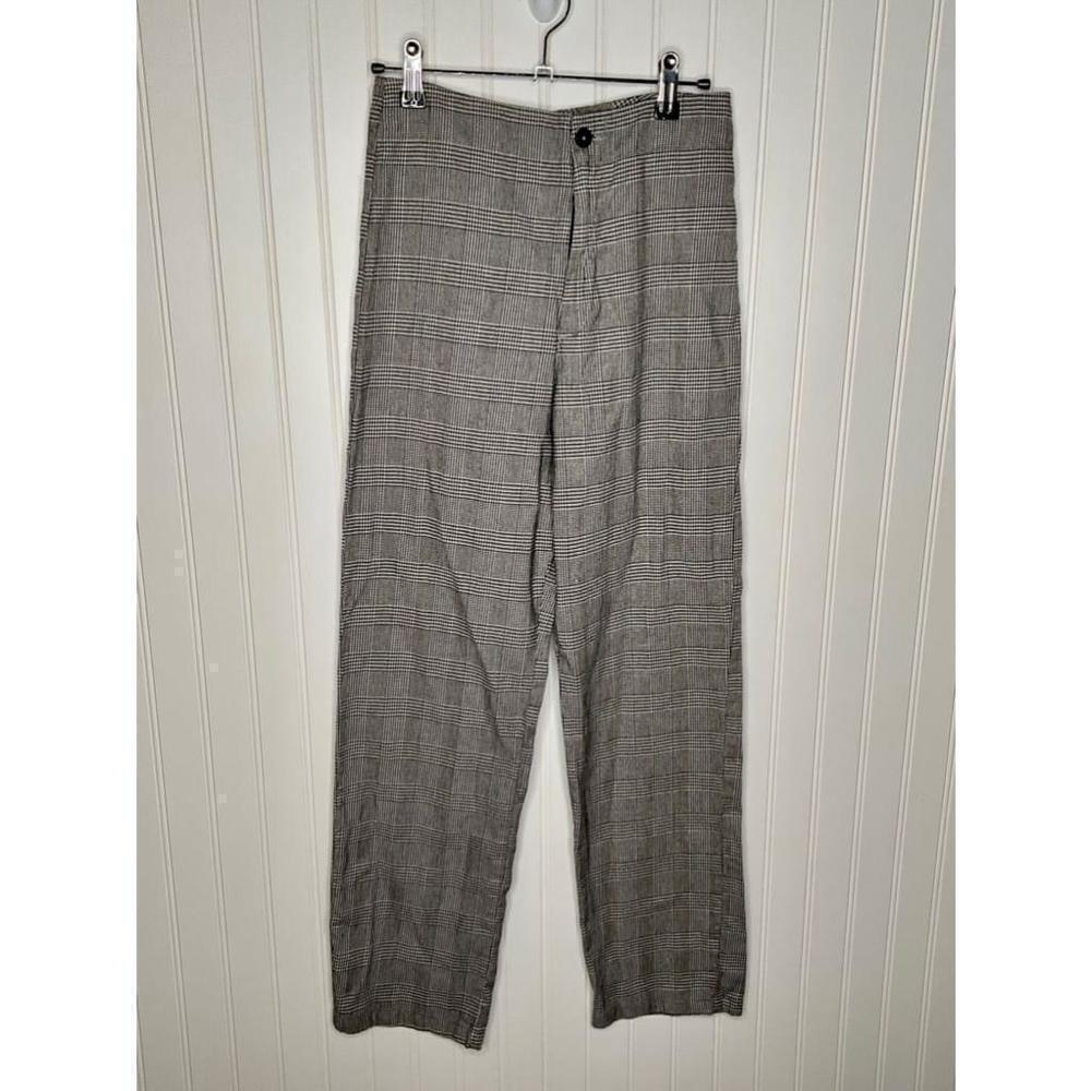 Women's J. Galt Black and White plaid Pants -one size